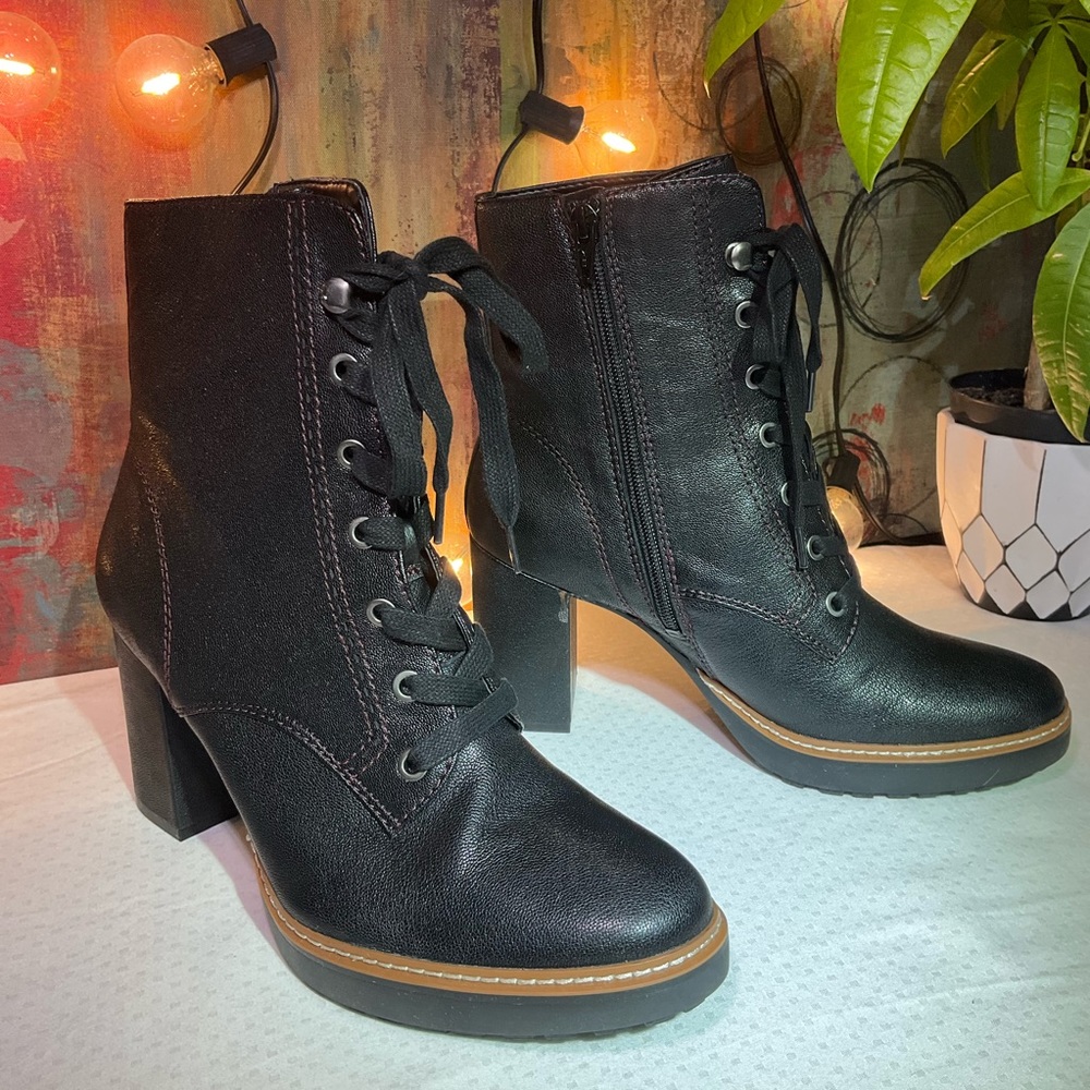 Naturalizer Women's Callie Mid Shaft Calf Boot, Black, 7.5 M US